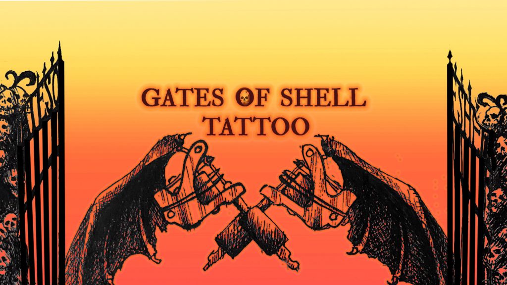 gates of shell landing page image for tattoo business